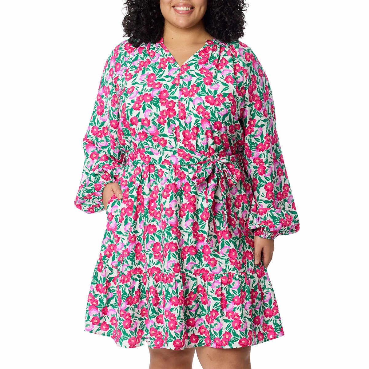 Draper James Vestido para Dama Rosa Mediana