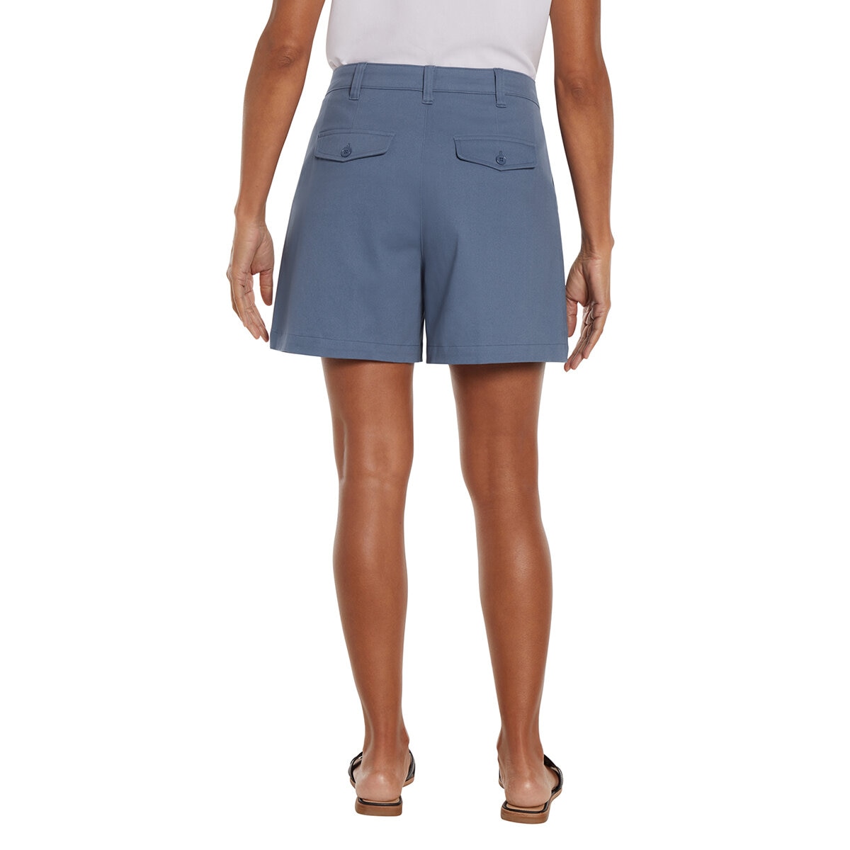 Three Dots Shorts para Dama Azul 8