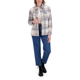 Sage Chamarra para Dama Gris Extra Grande