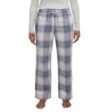 Wildfox Pantalones de Pijama Franela para Dama 2 Piezas Azul Extra Grande