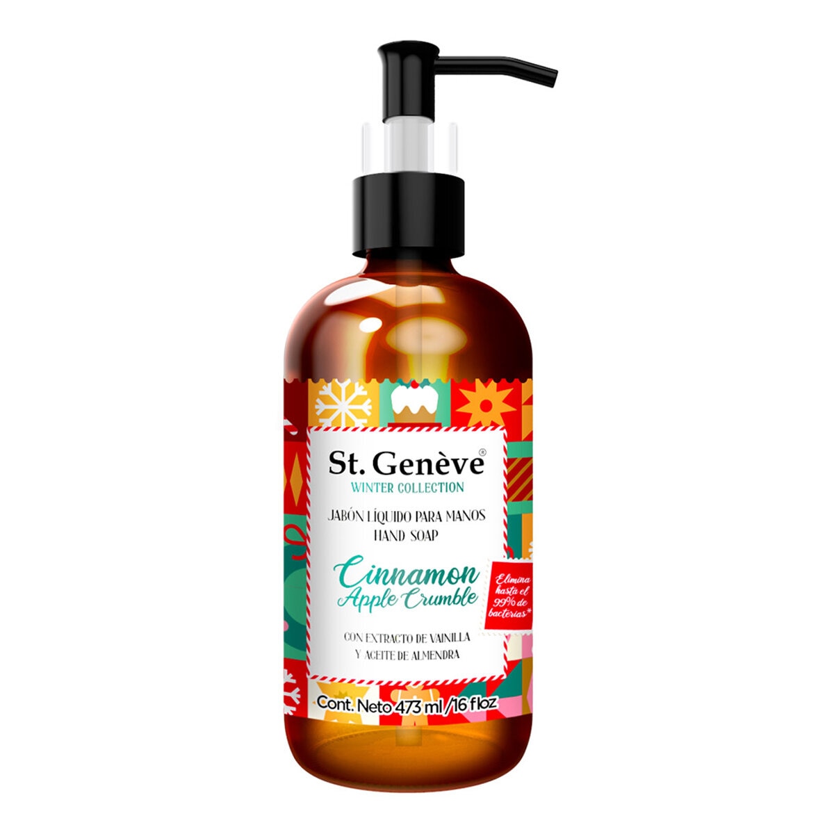 St. Genève Jabón Líquido para Manos Colección Invierno 3/473 ml St. Genève Jabón Líquido para Manos Colección Invierno 3/473 ml