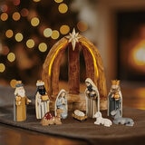 Nacimiento con Luces LED, 11 Piezas