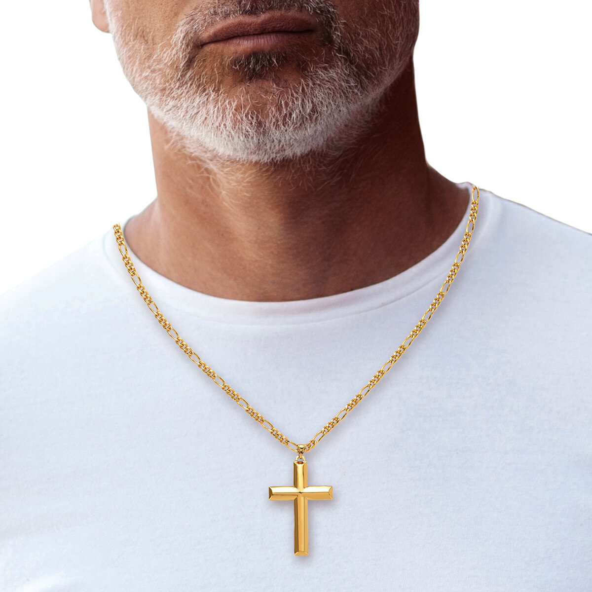 Relativamente Dios Contagioso Collar con Dije de Cruz, Oro Amarillo de 14K | Costco México