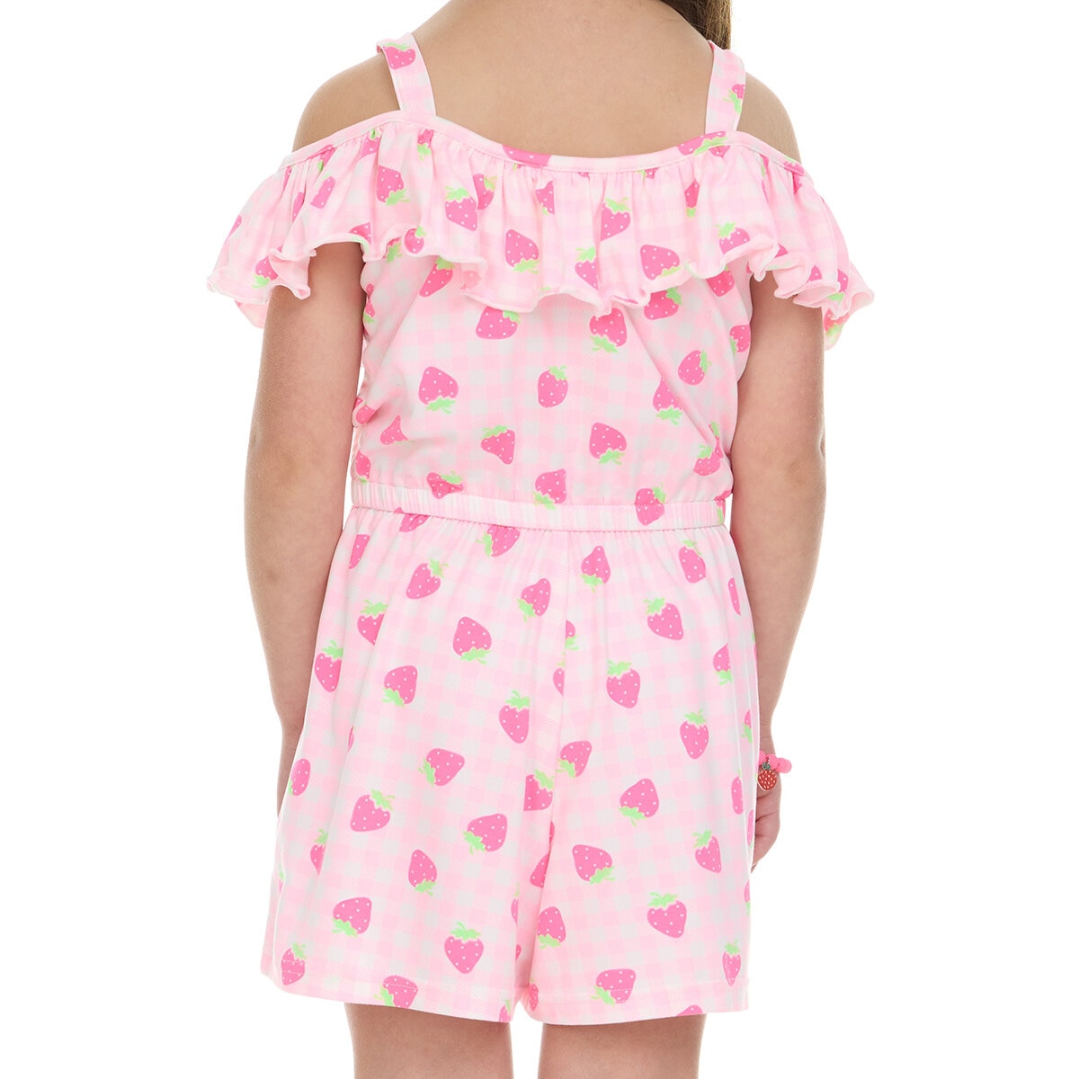 LiMiTeD Too Jumpsuit 2 piezas para Niñas Rosa fresas 5 Años