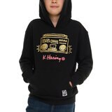 Keith Haring Sudadera para Niños y Niñas Negro 10 / 12 Años