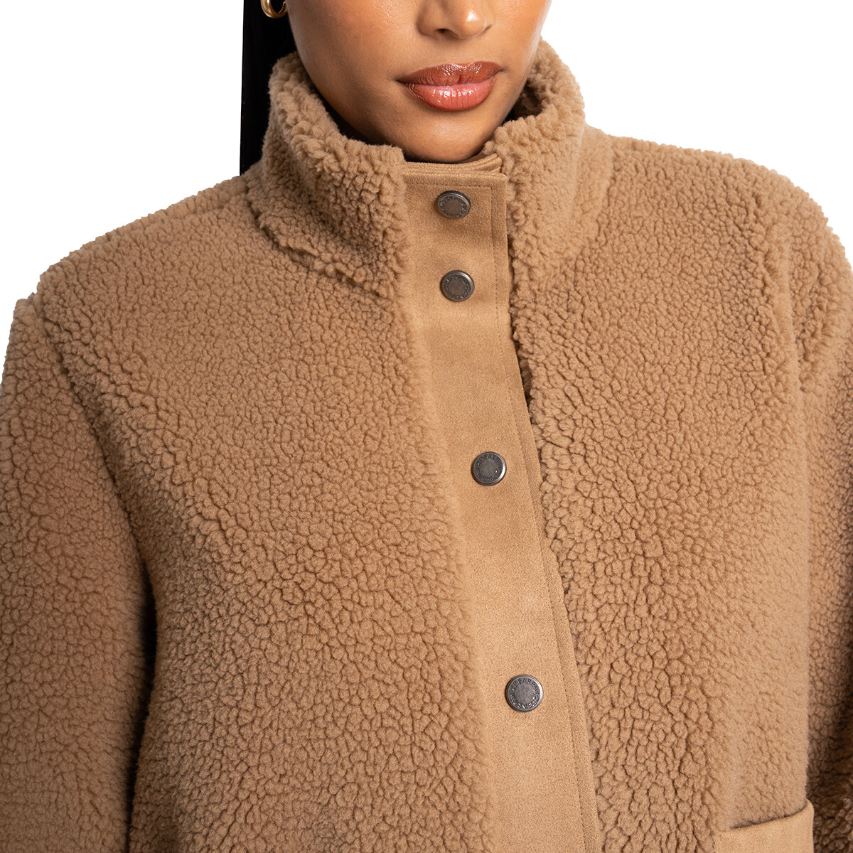 Bearpaw Chamarra para Dama Café Extra Chica