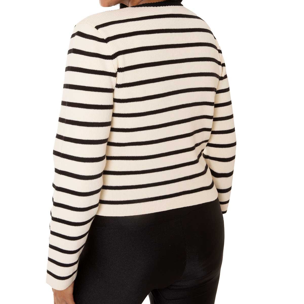 Mario Serrani Italy Suéter para Dama Blanco Mediana