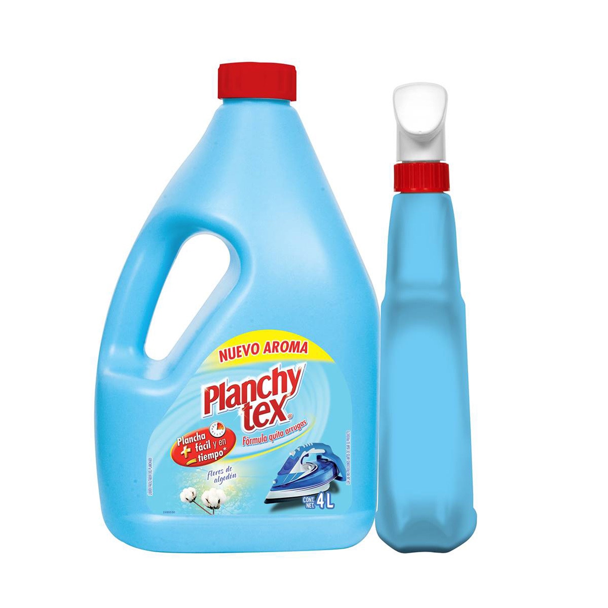 Planchytex Líquido Facilitador de Planchado 4 l con Atomizador de 650 ml