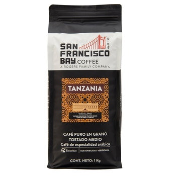 San Francisco Bay Coffee Tanzania Café en Grano 1 kg