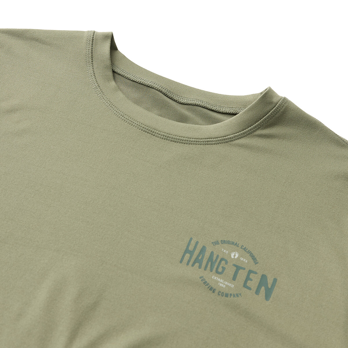 Hang Ten Playera para Caballero Verde Extra Grande