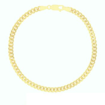 Pulsera para Caballero, Oro Amarillo de 14K