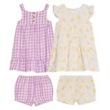 Koala Kids Conjunto para Niñas Morado 18 Meses