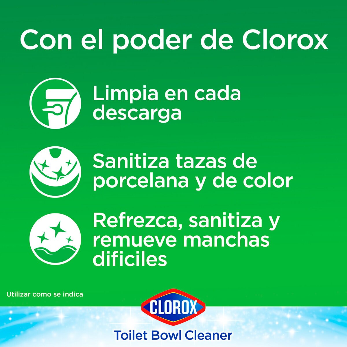 Clorox Tabletas Limpiadoras para Inodoro 6 pzas