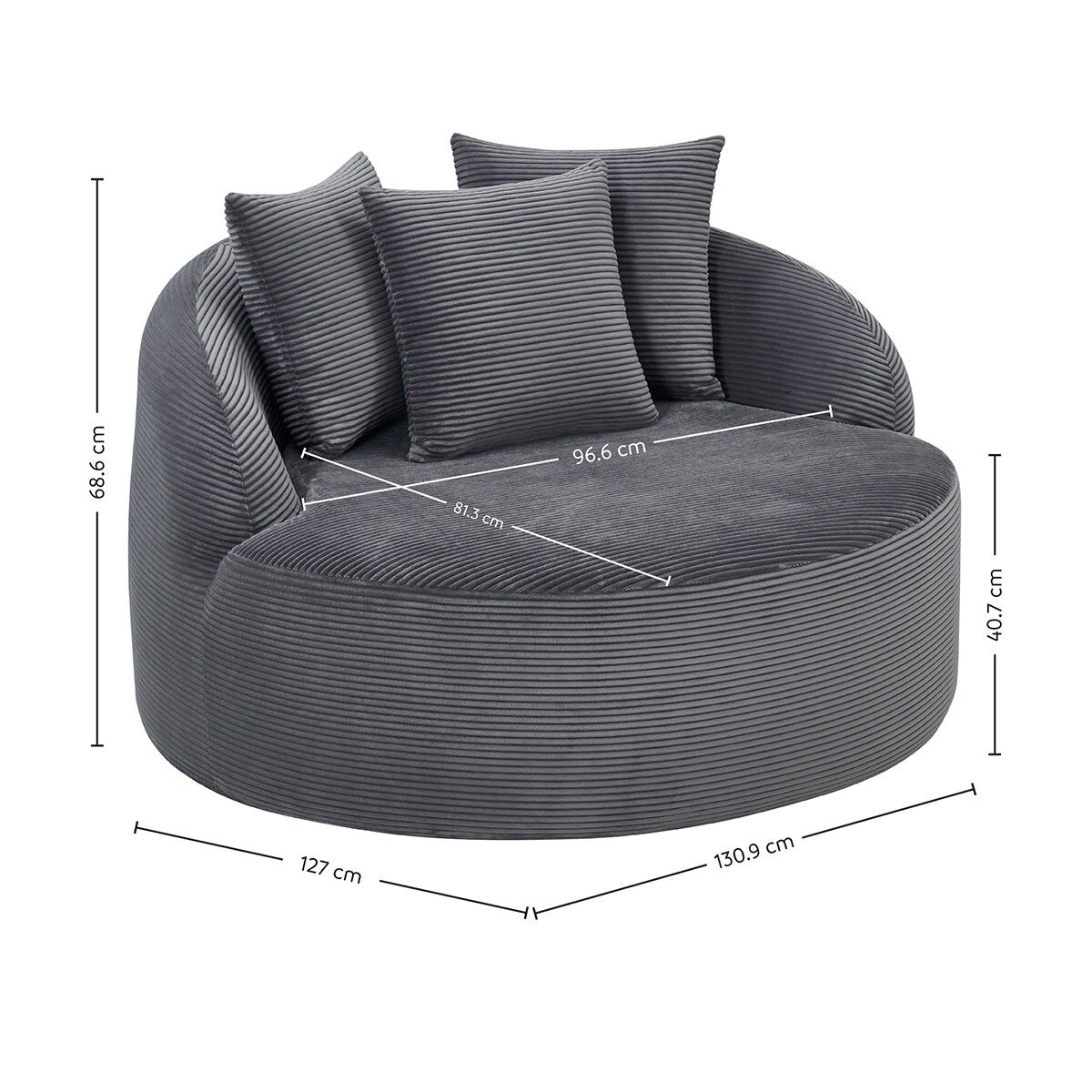 Sealy, Selene, Sillón de Tela Sealy, Selene, Sillón de Tela