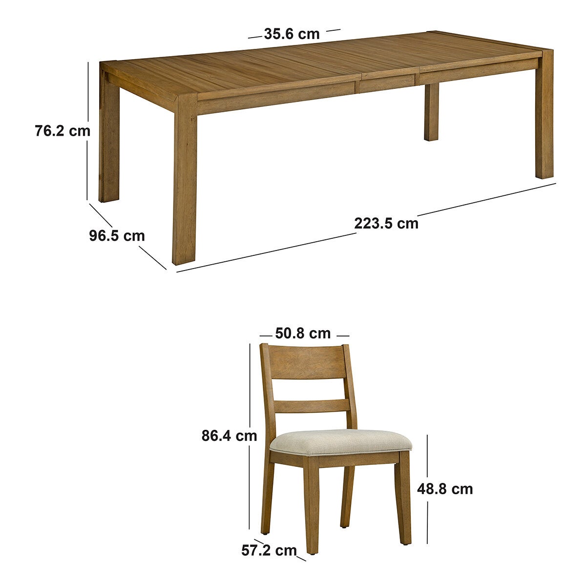 Universal Broadmoore Furniture, Clayton, Juego de Comedor de 9 piezas Universal Broadmoore Furniture, Clayton, Juego de Comedor de 9 piezas