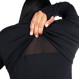 Avalanche Chamarra Deportiva para Dama Negro Extra Chica
