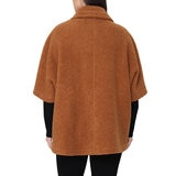 Nicole Miller Original Chamarra para Dama Café Chica / Mediana