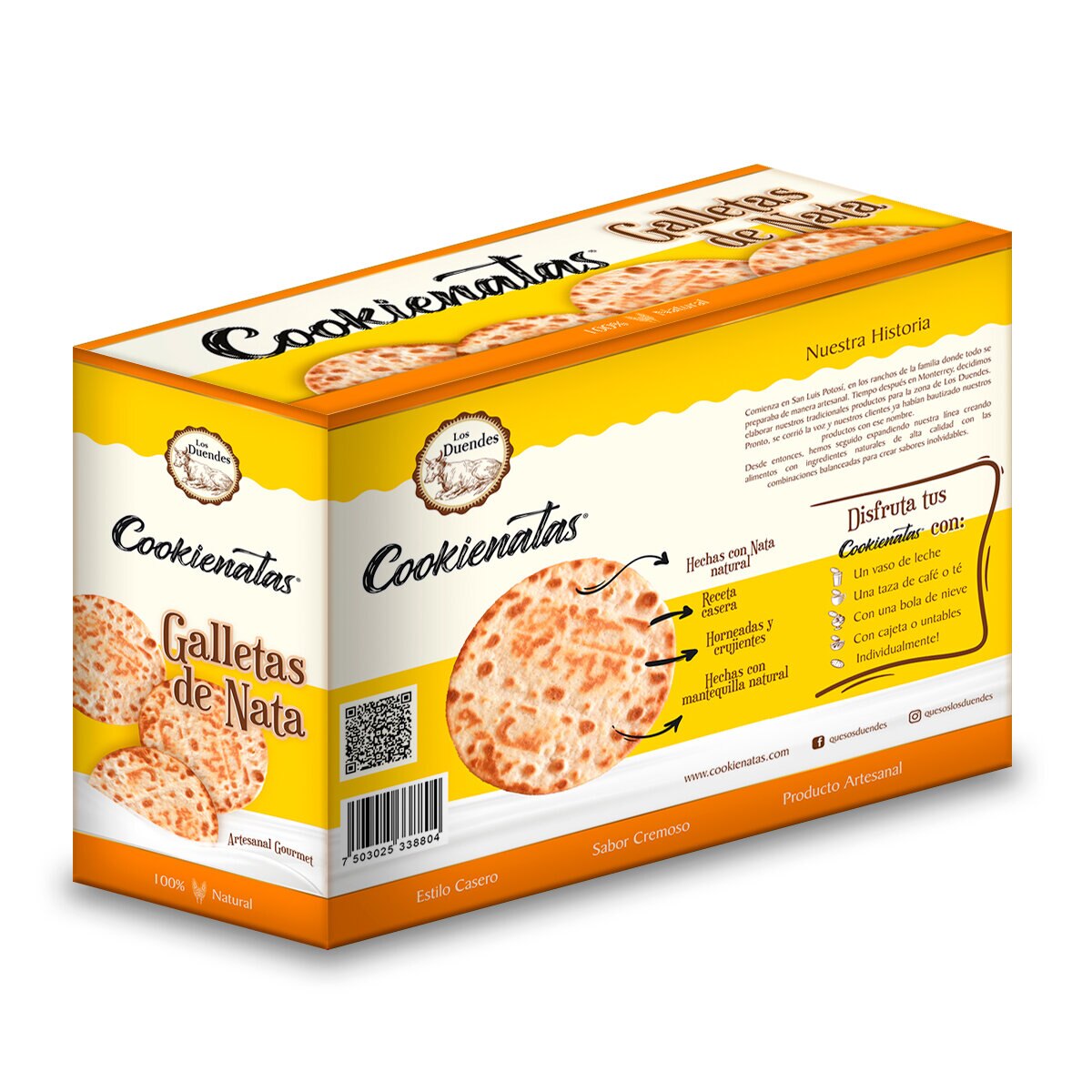 Cookienatas Galletas de Nata 650 g