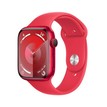 Apple Watch S9 (GPS) Caja de aluminio (PRODUCT)RED 45mm con correa deportiva (PRODUCT)RED