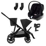 Cybex Carriola Gazelle y Autoasiento Aton Negro Cybex Carriola Gazelle y Autoasiento Aton Negro
