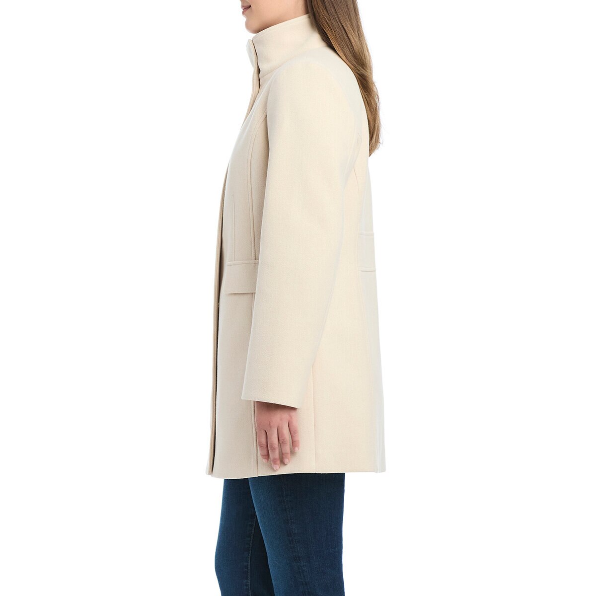 Vince Camuto Abrigo para Dama Café Grande