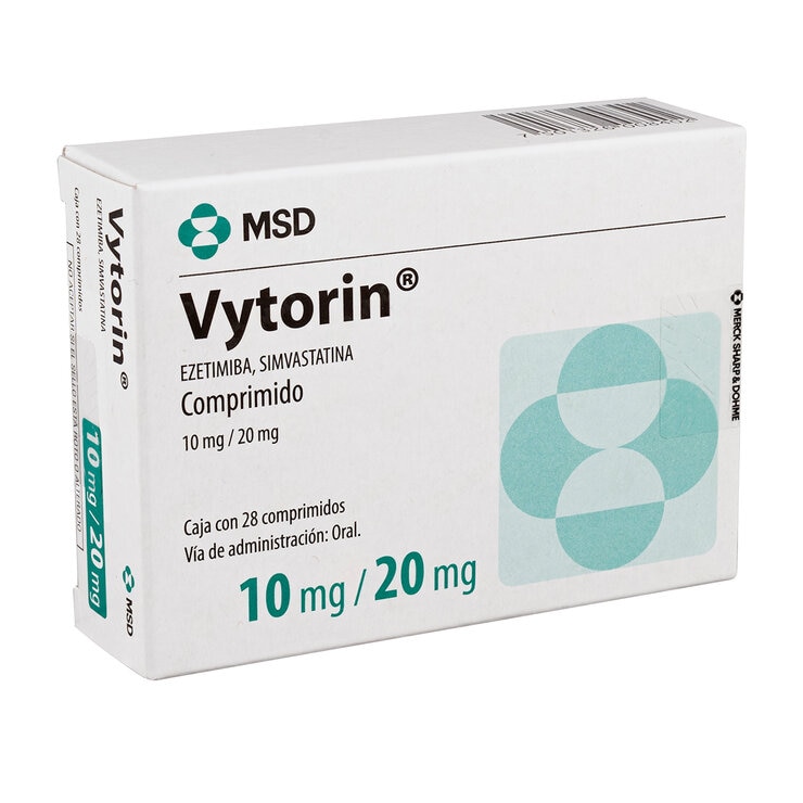 Vytorin 10/20mg 28 Comprimidos
