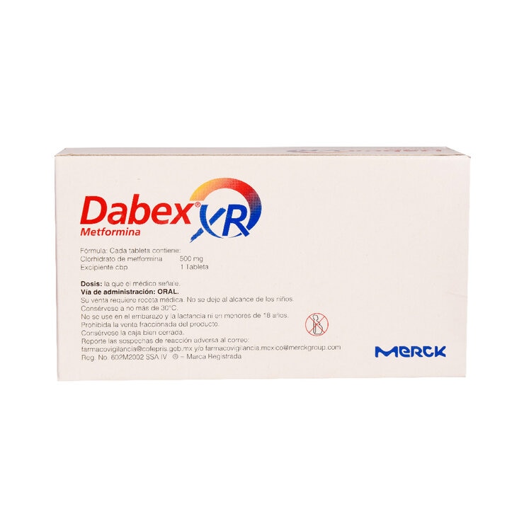 Dabex XR 500 mg 60 Tabletas