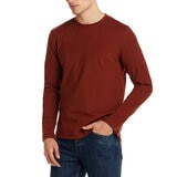 Weatherproof Vintage Playera de manga larga para Caballero Naranja Extra Grande