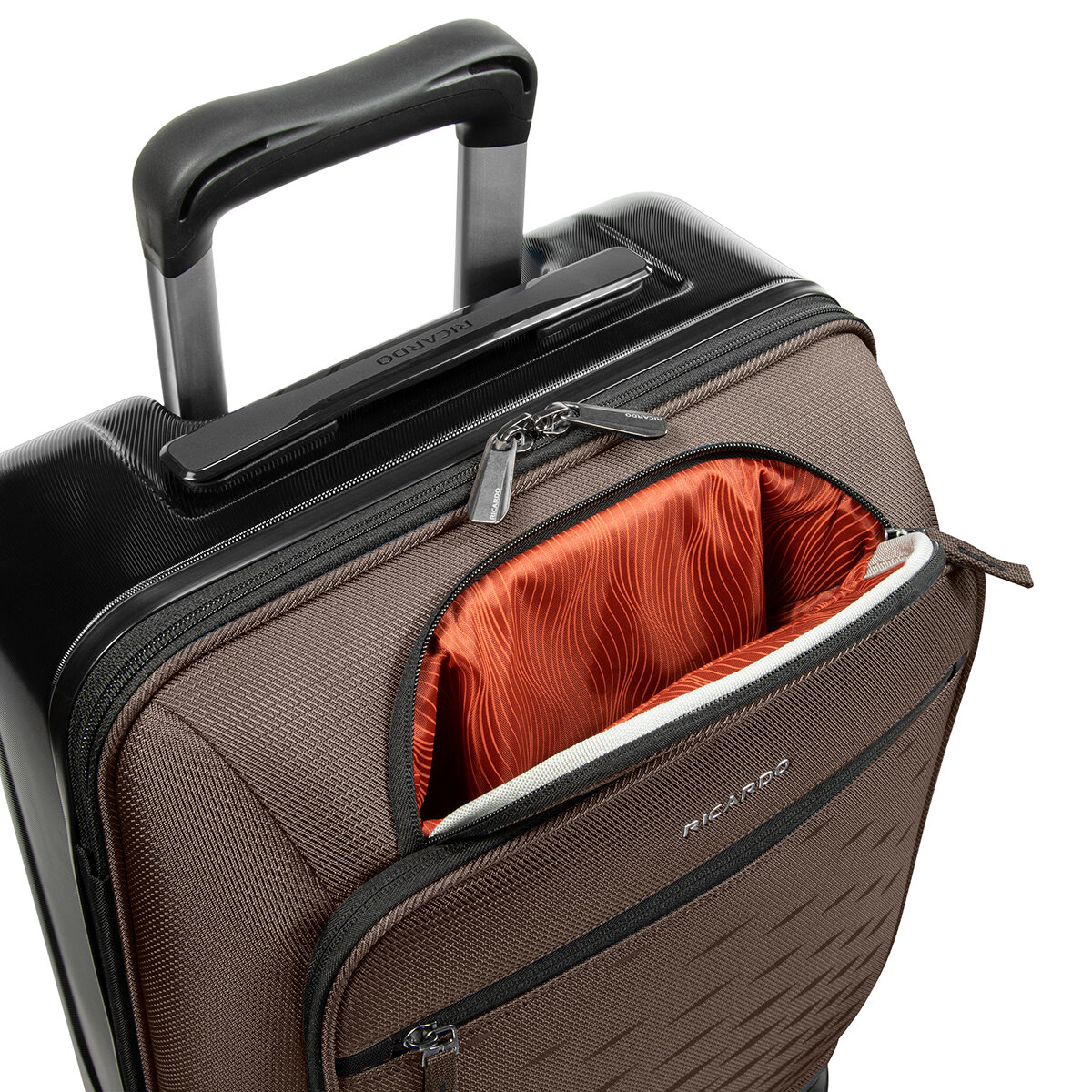 Ricardo Beverly Hills Maleta Híbrida Sport Spinner Café