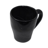 Luhom Juego de Tazas de Mármol 2 piezas Negro