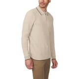 Buffalo David Bitton Suéter tipo polo para Caballero Café Chica Buffalo David Bitton Suéter tipo polo para Caballero Café Chica