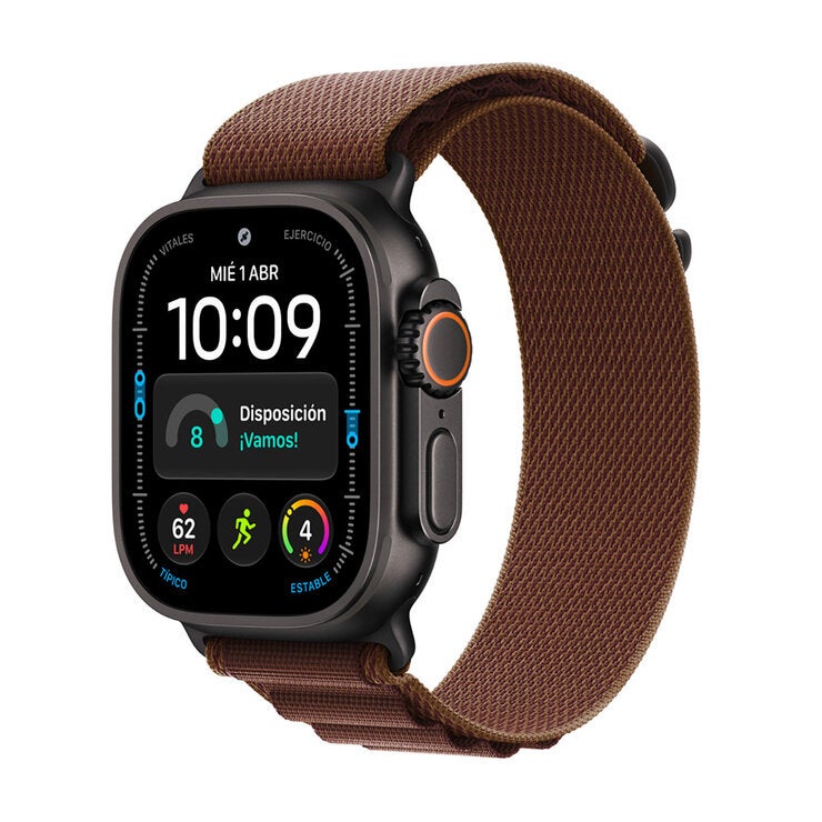 Apple Watch Ultra 4 (GPS + Celular) 49mm Titanio Negro + Correa Alpine Borgoña - Talla M Apple Watch Ultra 4 (GPS + Celular) 49mm Titanio Negro + Correa Alpine Borgoña - Talla M