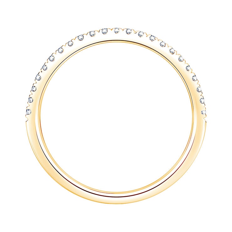 Anillo, 0.90ctw Diamantes, Oro Amarillo de 14K