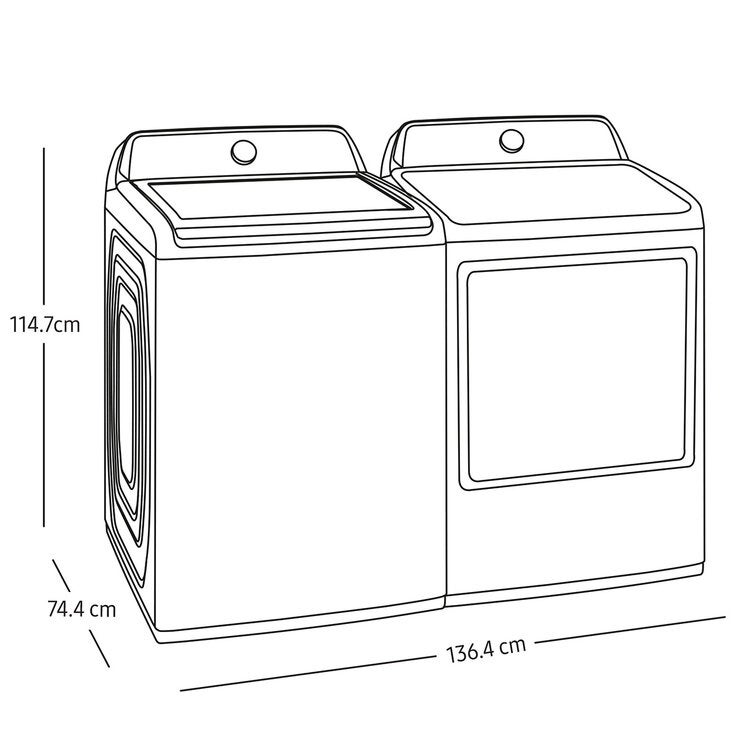 Samsung Combo de Lavado de Gas 23kg/24kg Samsung Combo de Lavado de Gas 23kg/24kg