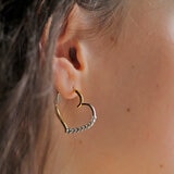 Mayfer, Juego de Collar con Dije De Corazón y Aretes