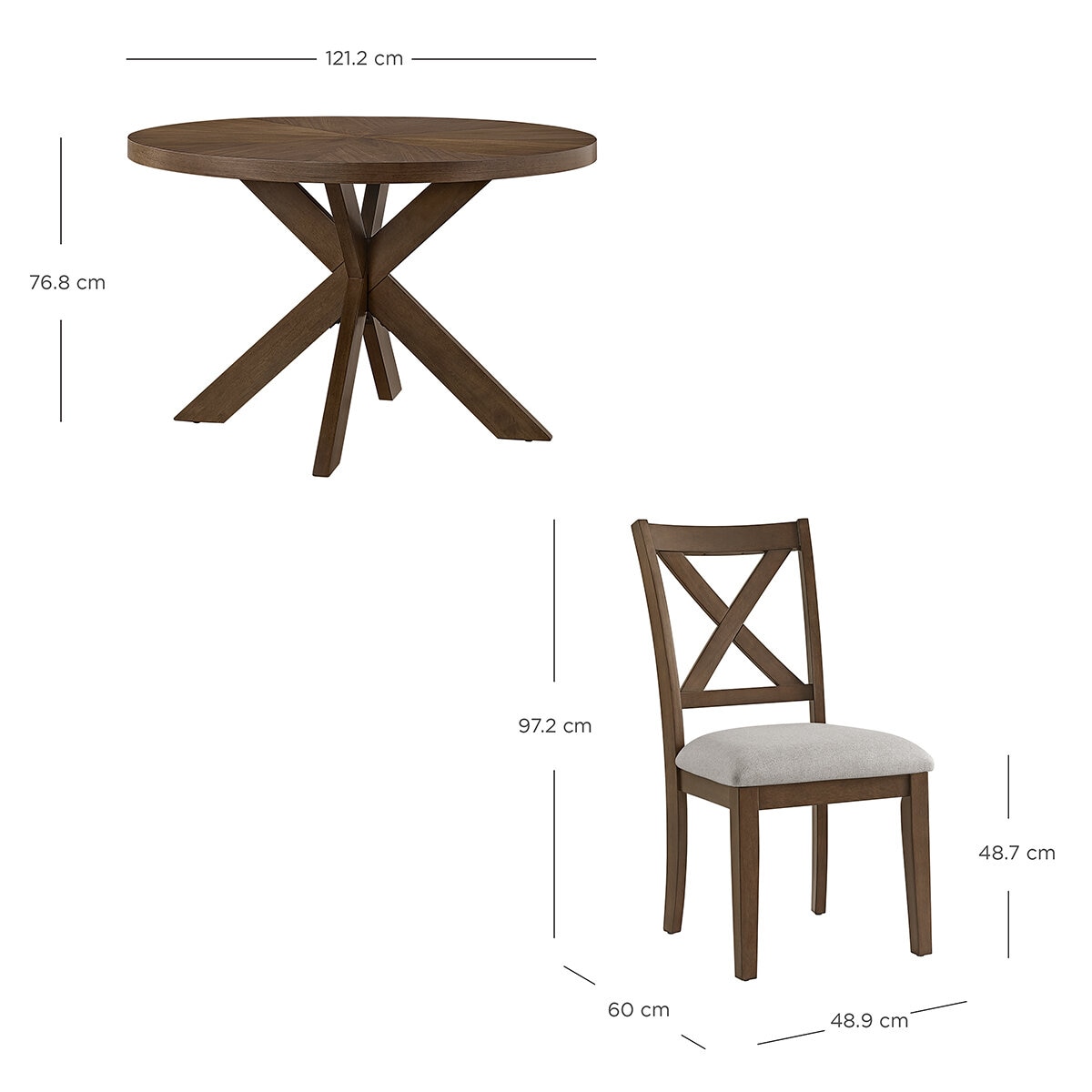 Bayside Furnishings, Juego de Comedor de 5 piezas Bayside Furnishings, Juego de Comedor de 5 piezas