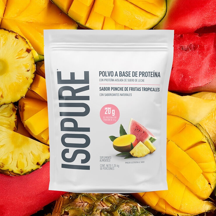 Isopure Proteína en Polvo Sabor Ponche de Frutas Tropicales 1.25 kg