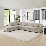 Thomasville, Tisdale, Sofá Modular de Tela de 6 Piezas con Almacenamiento