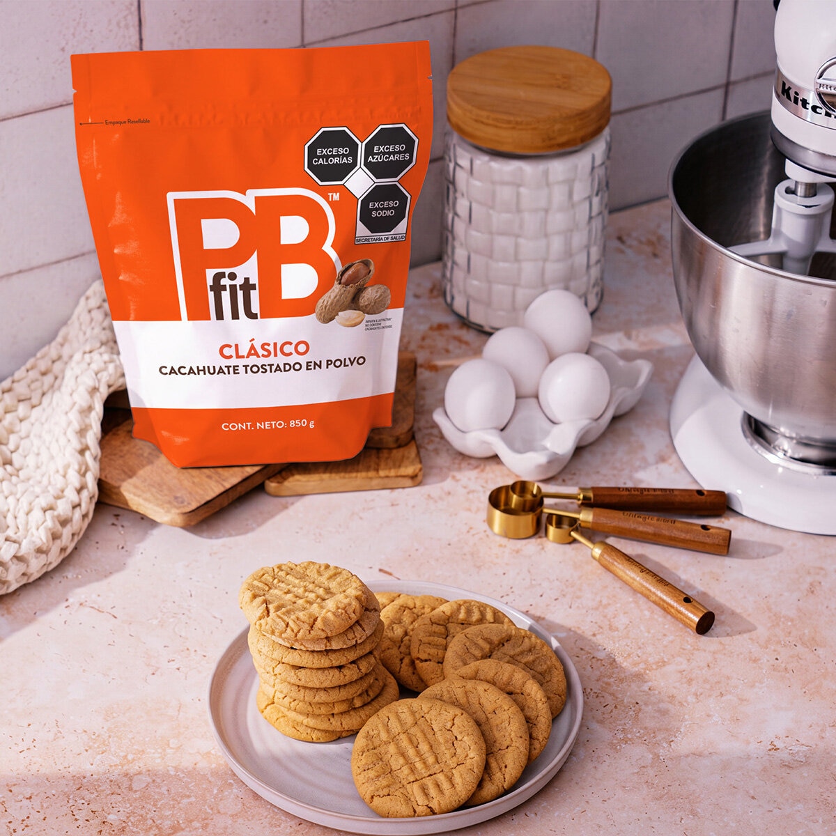 PBfit Clásico Cacahuate Tostado en Polvo 850 g PBfit Clásico Cacahuate Tostado en Polvo 850 g