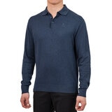 United Colors of Benetton Suéter tipo polo para Caballero Azul Chica