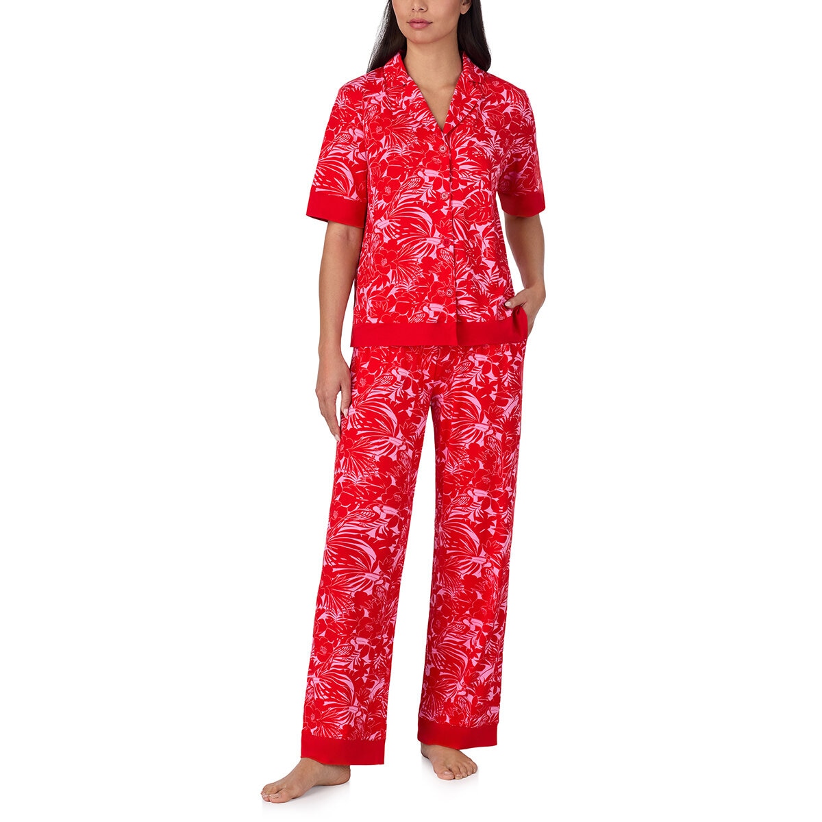 Room Service Pijama para Dama Rosa Chica