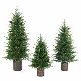 Árboles en Maceta con Luces LED, Juego de 3 Pzas. Árboles en Maceta con Luces LED, Juego de 3 Pzas.