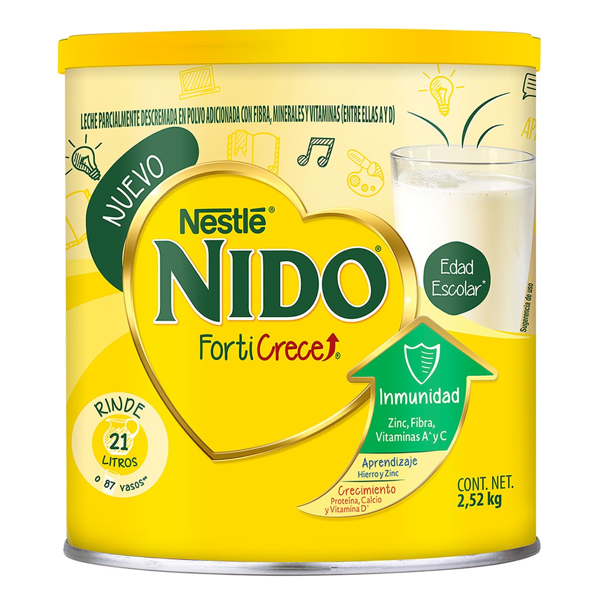 Nido Leche En Polvo Entera Fortificada 2 52 Kg Costco Mexico Nido Leche En Polvo Entera Fortificada 2 52 Kg Costco Mexico