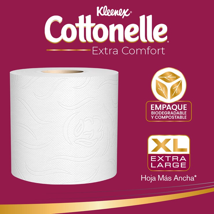 Kleenex Cottonelle Violet Blossom Papel Higiénico 32 pzas