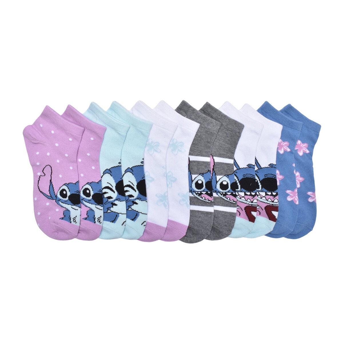 Calcetines para Niños y Niñas 6 pares Stitch 15.5 - 21 cm