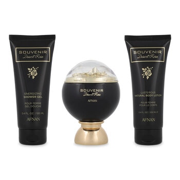 Afnan Souvenir Desert Rose Set 3 pzas Afnan Souvenir Desert Rose Set 3 pzas