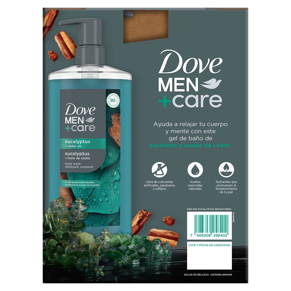 Dove Men Care Jabón Líquido Corporal 2 de 769 ml