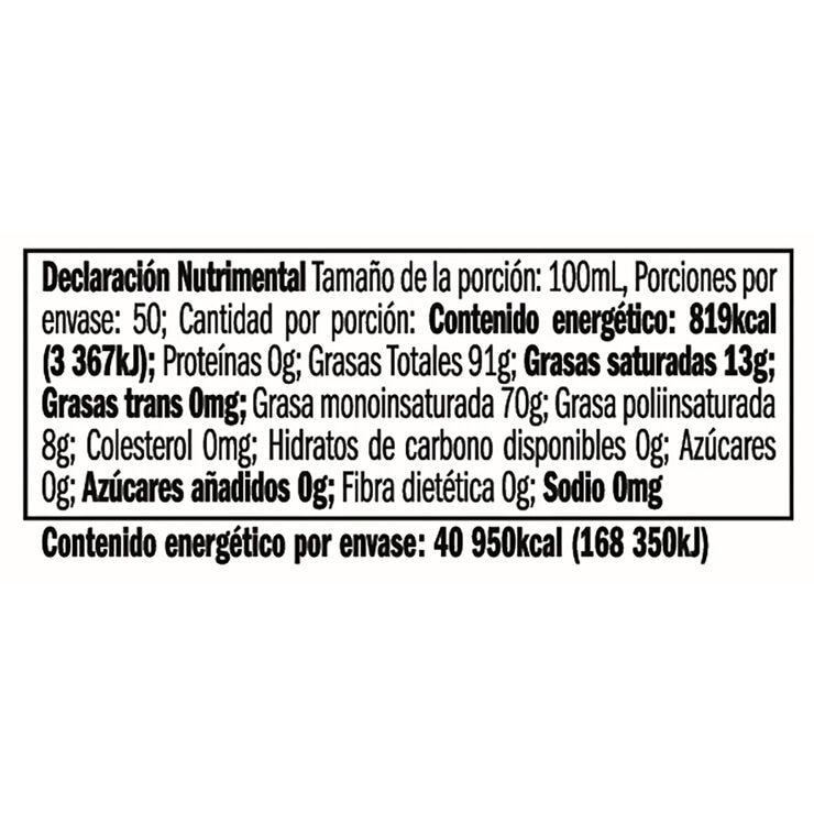 La Española Aceite Comestible Puro de Oliva Extra Virgen 5 L La Española Aceite Comestible Puro de Oliva Extra Virgen 5 L