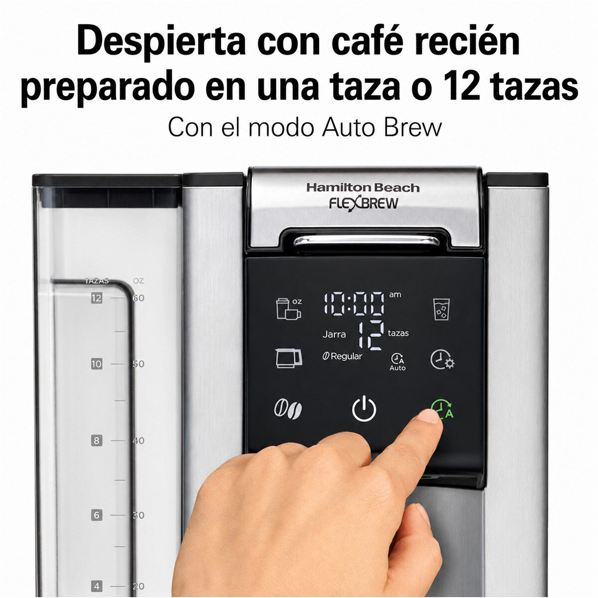 Hamilton Beach, Cafetera FlexBrew Advanced 5 en 1 Hamilton Beach, Cafetera FlexBrew Advanced 5 en 1