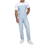 Calvin Klein Playera para Caballero Azul Chica